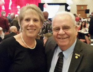 Ed Barnes with establishment Republican Julie Olson